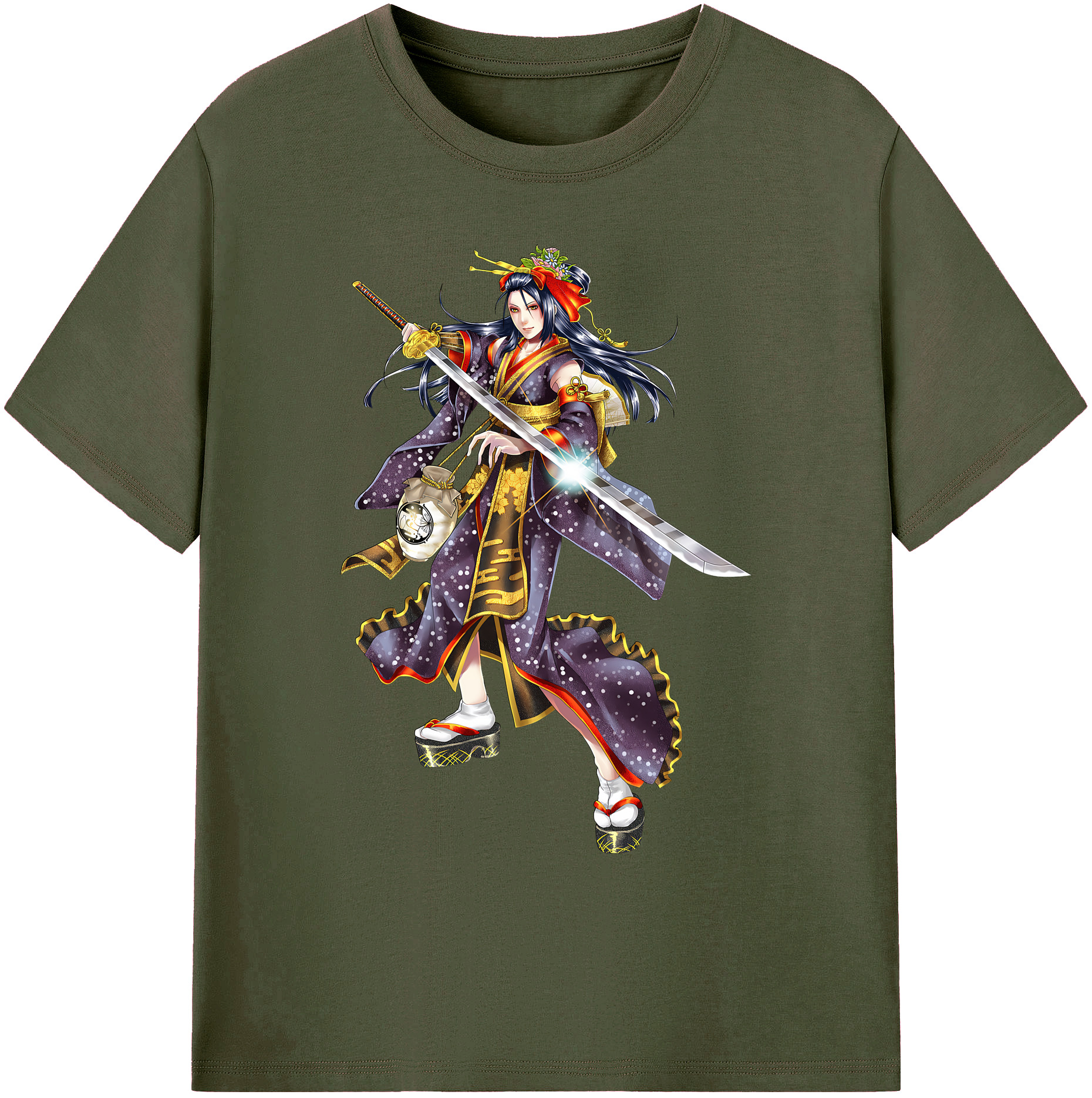 （画像用） 刀剣乱舞 Touken Ranbu 綿100％ メンズ半袖Tシャツ｜肌触りやわらか＆通気性